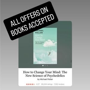 How to Change Your Mind paperback book by Michael Pollan